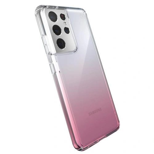 Kup Speck Samsung Tasche Presidio Perfect-Clear Ombre Galaxy S21 Ultra mit MICROBAN-Beschichtung (Clear/Vintage Rose Fade) - SPK228CLRS - {ean13} - Sklep Home Screen