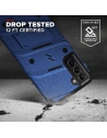 Kup Pancerne etui Zizo Bolt Cover Samsung Galaxy S21 ze szkłem 9H na ekran + podstawka & uchwyt do paska (niebieski/czarny) - ZIZ070BLUBLK - {ean13} - Sklep Home Screen