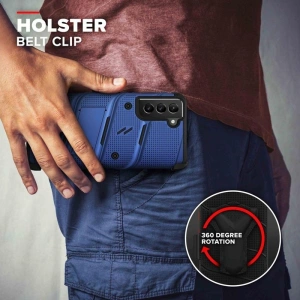 Kup Páncélozott tok Zizo Bolt Cover Samsung Galaxy S21 9H üveggel a kijelzőre + állvány & övtartó (kék/fekete) - ZIZ070BLUBLK - {ean13} - Sklep Home Screen