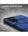 Kup Pancerne etui Zizo Bolt Cover Samsung Galaxy S21 ze szkłem 9H na ekran + podstawka & uchwyt do paska (niebieski/czarny) - ZIZ070BLUBLK - {ean13} - Sklep Home Screen