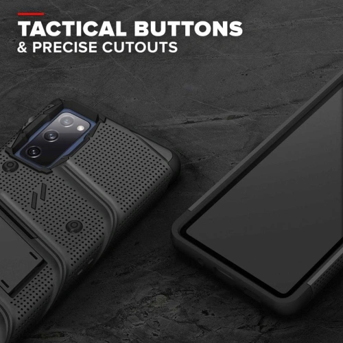 Kup Páncélozott tok Zizo Bolt Cover Samsung Galaxy S20 FE 9H üveggel a képernyőn + talp és övcsat (fekete) - ZIZ071BLK - {ean13} - Sklep Home Screen