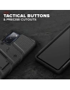 Kup Pancerne etui Zizo Bolt Cover Samsung Galaxy S20 FE ze szkłem 9H na ekran + podstawka & uchwyt do paska (czarny) - ZIZ071BLK - {ean13} - Sklep Home Screen