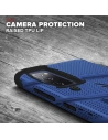 Kup Pancerne etui Zizo Bolt Cover Samsung Galaxy S20 FE ze szkłem 9H na ekran + podstawka & uchwyt do paska (niebieski/czarny) - ZIZ072BLUBLK - {ean13} - Sklep Home Screen