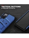 Kup Pancerne etui Zizo Bolt Cover Samsung Galaxy S20 FE ze szkłem 9H na ekran + podstawka & uchwyt do paska (niebieski/czarny) - ZIZ072BLUBLK - {ean13} - Sklep Home Screen