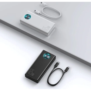 Powerbank Baseus Amblight, 30000mAh, QC 3.0, PD, 3A, 65W (czarny)