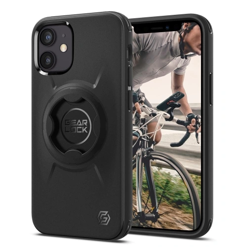 Kup Spigen Apple Fall Gearlock GCF133 Fahrradhalterung Fall iPhone 12 mini Schwarz - SPN1483BLK - {ean13} - Sklep Home Screen