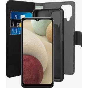 Kup Etui PURO Wallet Detachable 2w1 Samsung Galaxy A12 (czarny) - PUR399BLK - {ean13} - Sklep Home Screen