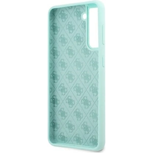 Kup Etui Guess GUHCS21MLSLMGLB Samsung Galaxy S21+ Plus blue hardcase Silicone Script Metal Logo - GUE942BLU - {ean13} - Sklep Home Screen