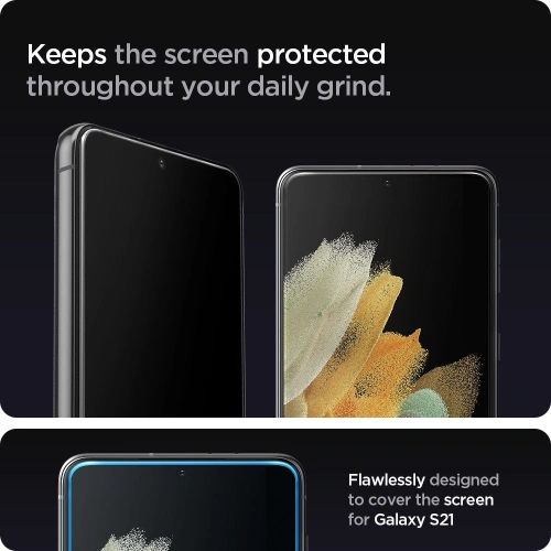 Kup Szkło hartowane Spigen GLAS.tR ez Fit Samsung Galaxy S21+ Plus [2 PACK] - SPN1486 - {ean13} - Sklep Home Screen
