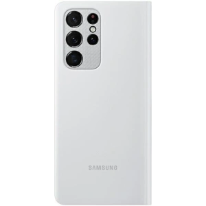 Buy Samsung Galaxy S21 Ultra EF-NG998PJ light gray LED View Cover - SMG370GRY - {ean13} - Home Screen Store Europe