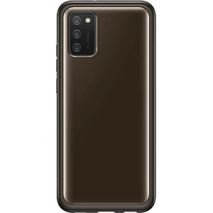 Kup Etui Samsung Galaxy A02s EF-QA026TB Clear Cover Negru - SMG371BLK - {ean13} - Sklep Home Screen