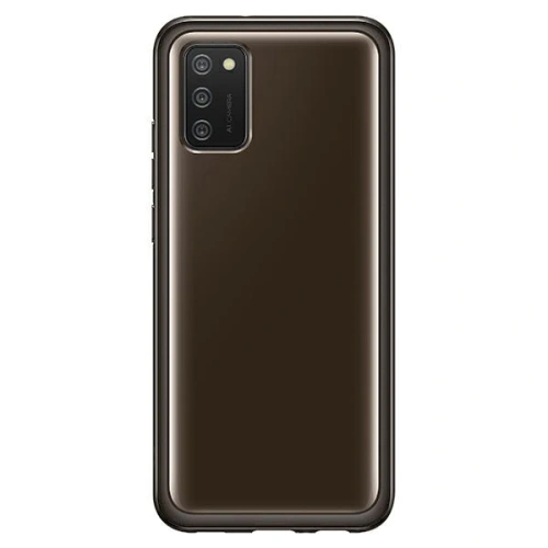 Kup Etui Samsung Galaxy A02s EF-QA026TB Clear Cover Black - SMG371BLK - {ean13} - Sklep Home Screen
