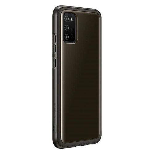 Kup Etui Samsung Galaxy A02s EF-QA026TB Clear Cover černé - SMG371BLK - {ean13} - Sklep Home Screen