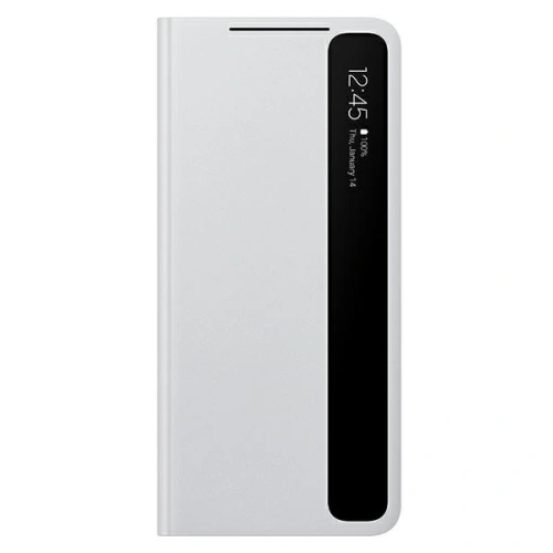 Kup Etui Samsung Galaxy S21 Ultra EF-ZG998CJ jasno szary/light gray Clear View Cover - SMG374GRY - {ean13} - Sklep Home Screen