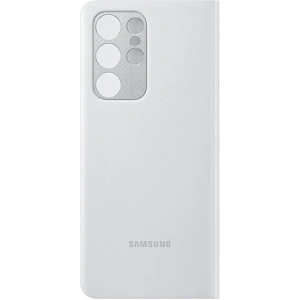 Buy Samsung Galaxy S21 Ultra EF-ZG998CJ light gray Clear View Cover - SMG374GRY - {ean13} - Home Screen Store Europe