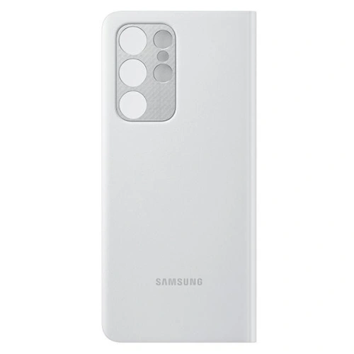 Kup Etui Samsung Galaxy S21 Ultra EF-ZG998CJ jasno szary/light gray Clear View Cover - SMG374GRY - {ean13} - Sklep Home Screen