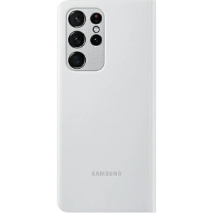 Buy Samsung Galaxy S21 Ultra EF-ZG998CJ light gray Clear View Cover - SMG374GRY - {ean13} - Home Screen Store Europe