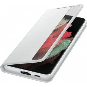 Buy Samsung Galaxy S21 Ultra EF-ZG998CJ light gray Clear View Cover - SMG374GRY - {ean13} - Home Screen Store Europe