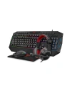 Gaming set 4in1 Havit GAMENOTE KB501CM headphones + keyboard + mouse + mouse pad