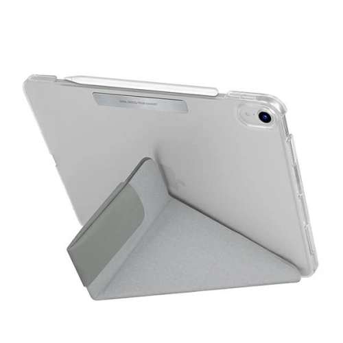 Kup Etui UNIQ Camden Apple iPad Air 10.9 2020/2022 (4. a 5. generace) / iPad Air 11 2024 (6. generace) šedá/fossil grey Antimicrobial - UNIQ343GRY - {ean13} - Sklep Home Screen