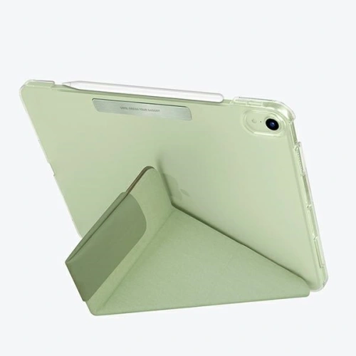 Kup Etui UNIQ Camden Apple iPad Air 10.9 2020/2022 (4. a 5. generace) / iPad Air 11 2024 (6. generace) zelený/sage green Antimicrobial - UNIQ344GRN - {ean13} - Sklep Home Screen