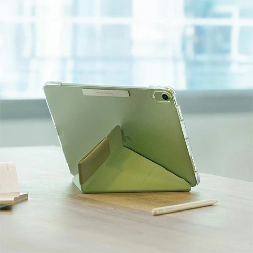 Kup Etui UNIQ Camden Apple iPad Air 10.9 2020/2022 (4. a 5. generace) / iPad Air 11 2024 (6. generace) zelený/sage green Antimicrobial - UNIQ344GRN - {ean13} - Sklep Home Screen