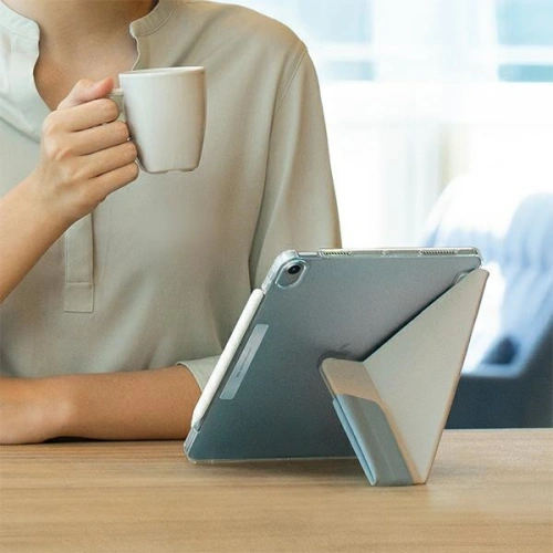 Kup Etui UNIQ Camden Apple iPad Air 10.9 2020/2022 (4. a 5. generace) / iPad Air 11 2024 (6. generace) zelený/sage green Antimicrobial - UNIQ344GRN - {ean13} - Sklep Home Screen