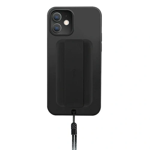 Kup Apple UNIQ Heldro Case iPhone 12 mini schwarz/mitternachtsschwarz Antimikrobiell - UNIQ348BLK - {ean13} - Sklep Home Screen