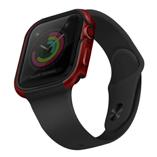 Kup Etui UNIQ Valencia Apple Watch Series 4/5/6/7/SE/8/9 40/41MM červený/crimson red - UNIQ352RED - {ean13} - Sklep Home Screen