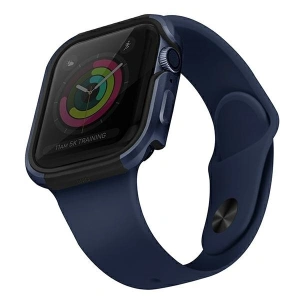 Kup Etui UNIQ Valencia Apple Watch Series 4/5/6/7/SE/8/9 40/41MM albastru/atlantic blue - UNIQ353BLU - {ean13} - Sklep Home Screen