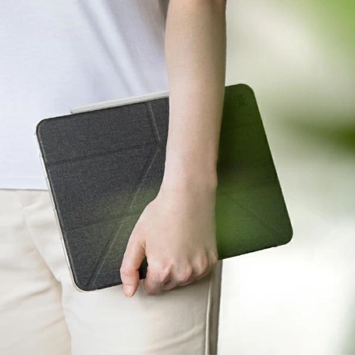 Kup Etui UNIQ Yorker Kanvas Apple iPad Air 10.9 2020/2022 (4. a 5. generace) / iPad Air 11 2024 (6. generace) černý/obsidian knit black Antimicrobial - UNIQ356BLK - {ean13} - Sklep Home Screen