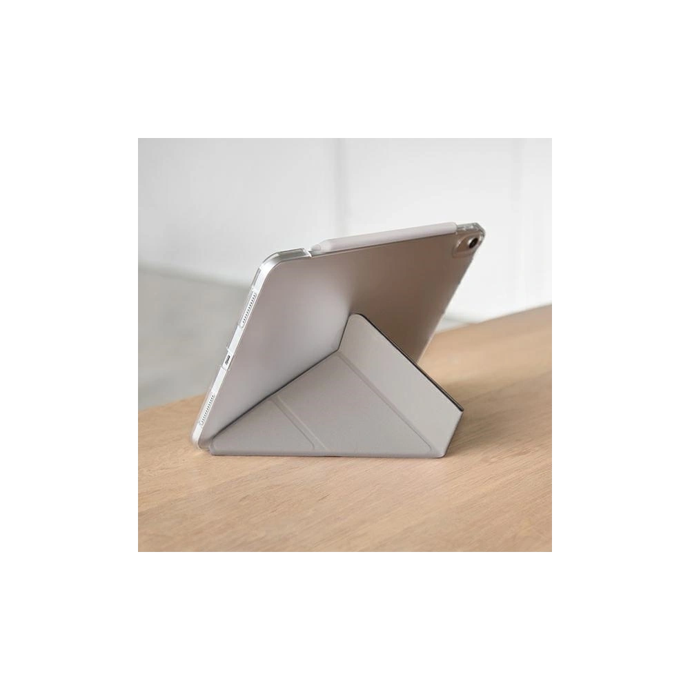 Etui UNIQ Yorker Kanvas Apple iPad Air 10.9 2020/2022 (4. i 5. generacji) / iPad Air 11 2024 (6. generacji) czarny/obsidian knit black Antimicrobial