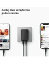 Kup UNIQ Încărcător de rețea Votre Slim Duo 20W USB-C + USB-A negru/charcoal black - UNIQ359BLK - {ean13} - Sklep Home Screen