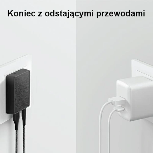 Kup UNIQ Încărcător de rețea Votre Slim Duo 20W USB-C + USB-A negru/charcoal black - UNIQ359BLK - {ean13} - Sklep Home Screen