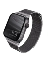 Pásek UNIQ Dante Apple Watch Series 4/5/6/7/SE 40/41mm nerezová ocel grafitový/graphite