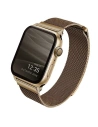 Pasek UNIQ Dante Apple Watch Series 4/5/6/7/SE/8/Ultra 44/45/49mm rozsdamentes acél arany/caramel arany