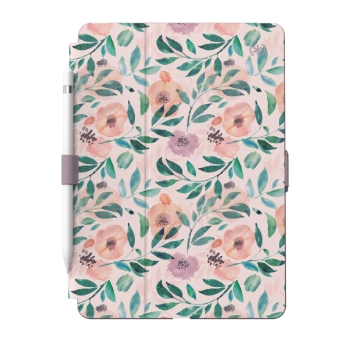 Kup Etui Speck Balance Folio Print Apple iPad 10.2 8 (2020) / 7 (2019) cu acoperire MICROBAN (Trandafiri Acuarelă / Lilac Spălat) - SPK229ROSLIL - {ean13} - Sklep Home Screen