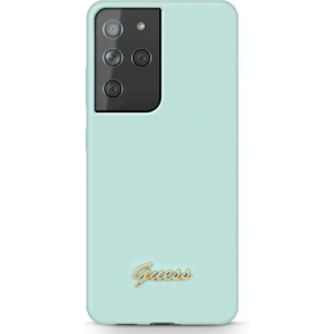 Kup Etui Guess GUHCS21LLSLMGLB Samsung Galaxy S21 Ultra kék/blue kemény tok Szilikon Írásos Fém Logó - GUE945BLU - {ean13} - Sklep Home Screen