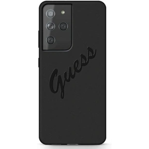 Kup Etui Guess GUHCS21LLSVSBK Samsung Galaxy S21 Ultra černý/black hardcase Script Vintage - GUE947BLK - {ean13} - Sklep Home Screen
