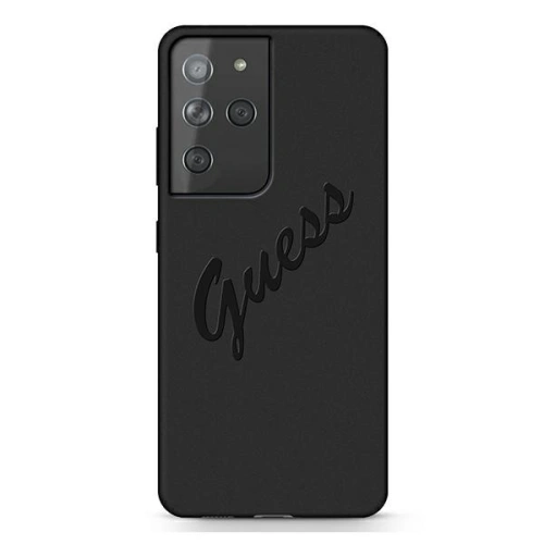 Kup Guess Samsung Tasche GUHCS21LLSVSBK Galaxy S21 Ultra schwarz/schwarz Hardcase Script Vintage - GUE947BLK - {ean13} - Sklep Home Screen