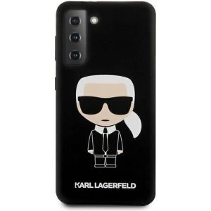 Kup Etui Karl Lagerfeld KLHCS21MSLFKBK Samsung Galaxy S21+ Plus hardcase czarny/black Silicone Iconic - KLD464BLK - {ean13} - Sklep Home Screen