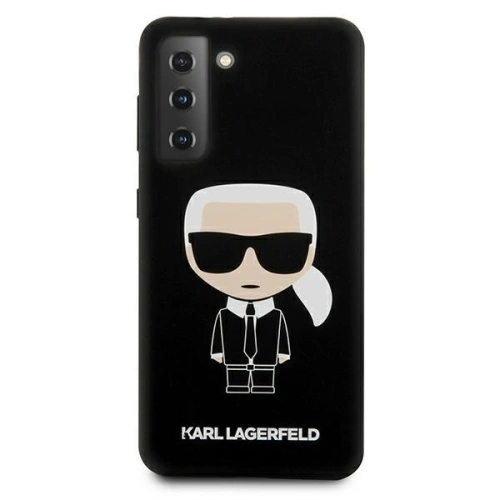 Buy Karl Lagerfeld KLHCS21MSLFKBK Samsung Galaxy S21+ Plus hardcase black Silicone Iconic - KLD464BLK - {ean13} - Home Screen Store Europe