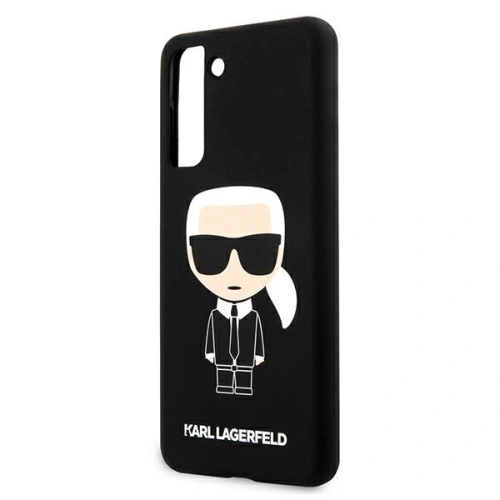 Buy Karl Lagerfeld KLHCS21MSLFKBK Samsung Galaxy S21+ Plus hardcase black Silicone Iconic - KLD464BLK - {ean13} - Home Screen Store Europe
