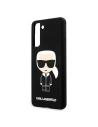 Buy Karl Lagerfeld KLHCS21MSLFKBK Samsung Galaxy S21+ Plus hardcase black Silicone Iconic - KLD464BLK - {ean13} - Home Screen Store Europe