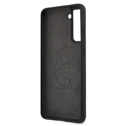 Kup Etui Karl Lagerfeld KLHCS21MSLFKBK Samsung Galaxy S21+ Plus hardcase černý/black Silicone Iconic - KLD464BLK - {ean13} - Sklep Home Screen