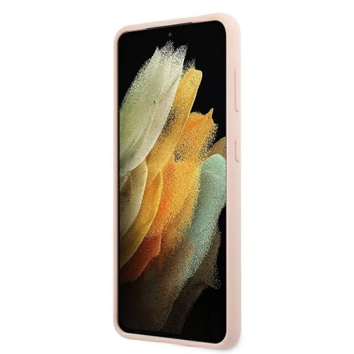 Buy Karl Lagerfeld KLHCS21MSLFKPI Samsung Galaxy S21+ Plus hardcase pink Silicone Iconic - KLD465PNK - {ean13} - Home Screen Store Europe