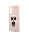 Buy Karl Lagerfeld KLHCS21MSLFKPI Samsung Galaxy S21+ Plus hardcase pink Silicone Iconic - KLD465PNK - {ean13} - Home Screen Store Europe
