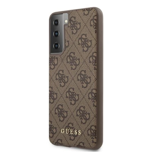Kup Etui Guess GUHCS21MG4GFBR Samsung Galaxy S21+ Plus hnědý/brown tvrdý obal 4G Metal Gold Logo - GUE949BR - {ean13} - Sklep Home Screen