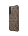 Kup Etui Guess GUHCS21MG4GFBR Samsung Galaxy S21+ Plus hnědý/brown tvrdý obal 4G Metal Gold Logo - GUE949BR - {ean13} - Sklep Home Screen