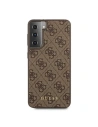 Kup Etui Guess GUHCS21MG4GFBR Samsung Galaxy S21+ Plus barna/brown kemény tok 4G Fém Arany Logó - GUE949BR - {ean13} - Sklep Home Screen